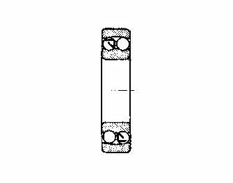 IMPA手冊 編號7710091200型雙溝自動調(diào)心型球軸承(圖1)