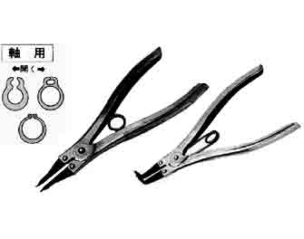 IMPA手冊(cè) 編號(hào)611825內(nèi)/外鎖卡簧鉗(圖1)