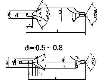 IMPA手冊 編號630506中心鉆頭(圖1) IMPA手冊 編號630506中心鉆頭(圖1)