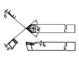 IMPA手冊 編號63275533-42型超硬尖端車刀(圖1) IMPA手冊 編號63275533-42型超硬尖端車刀(圖1)