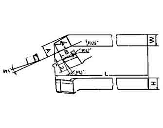 IMPA手冊 編號63301814型（左/右）高速鋼頭車刀(圖1)