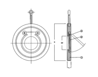 IMPA手冊 編號755980青銅旋轉(zhuǎn)止逆閥(圖1) IMPA手冊 編號755980青銅旋轉(zhuǎn)止逆閥(圖1)