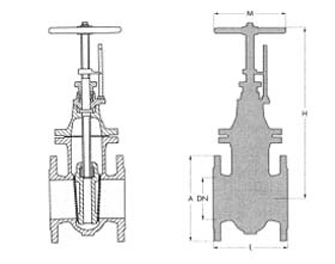 IMPA手冊 編號755671碳鋼閘閥(圖1) IMPA手冊 編號755671碳鋼閘閥(圖1)